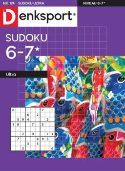 Denksport Sudoku 6-7 ultra – 26 januari 2023
