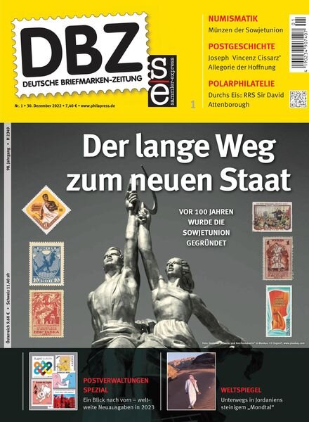 Deutsche Briefmarken-Zeitung – 30 Dezember 2022 Cover