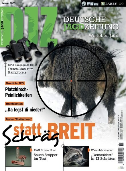 Deutsche Jagdzeitung – Januar 2023 Cover