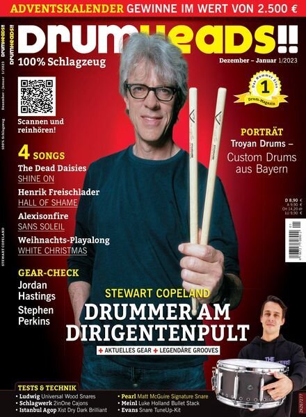 DrumHeads!! – Dezember 2022 Cover