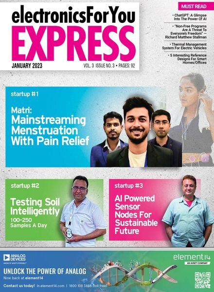 Electronics For You Express – January 2023 Cover