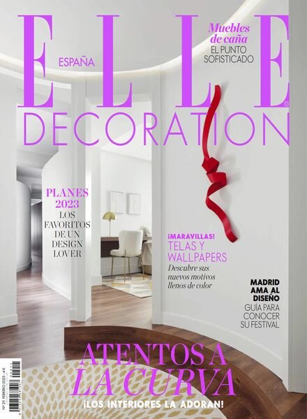Elle Decoration Espana – febrero 2023 Cover