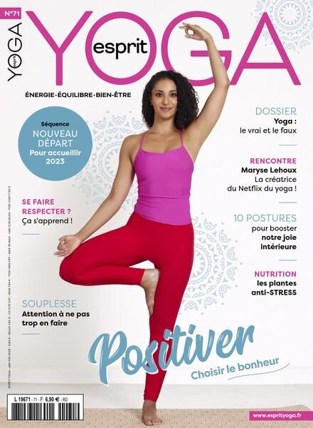 Esprit Yoga – Janvier 2023 Cover
