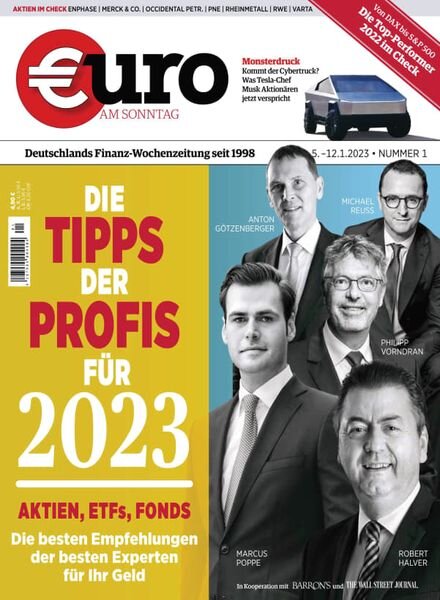 Euro am Sonntag – 05 Januar 2023 Cover