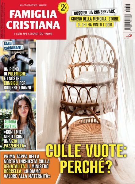 Famiglia Cristiana – 22 Gennaio 2023 Cover