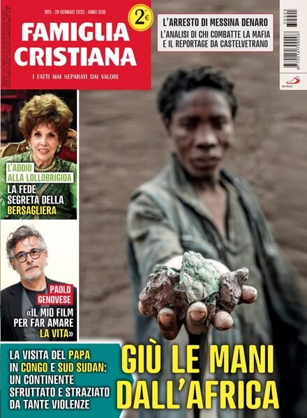 Famiglia Cristiana – 29 Gennaio 2023 Cover