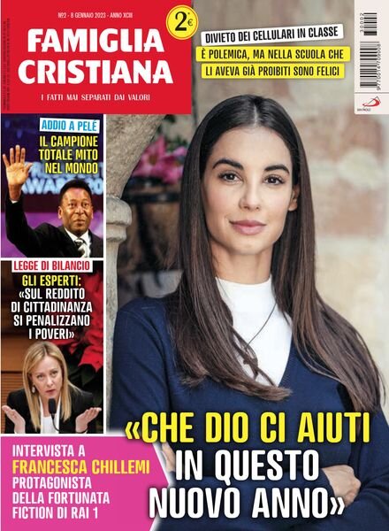 Famiglia Cristiana – 8 Gennaio 2023 Cover