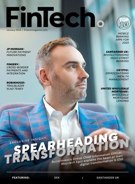 FinTech Magazine – January 2023 Cover