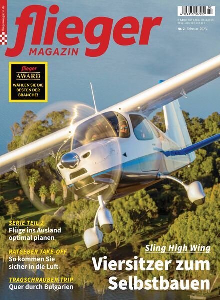 Fliegermagazin – Februar 2023 Cover