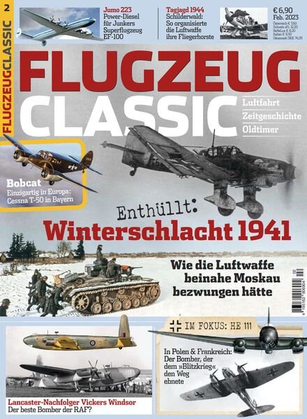 Flugzeug Classic – Februar 2023 Cover