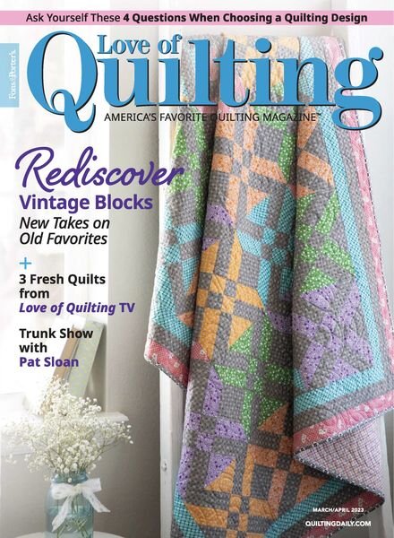 Fons & Porter’s Love of Quilting – March 2023 Cover