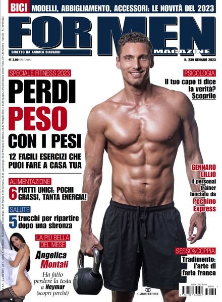 For Men Magazine – Gennaio 2023 Cover