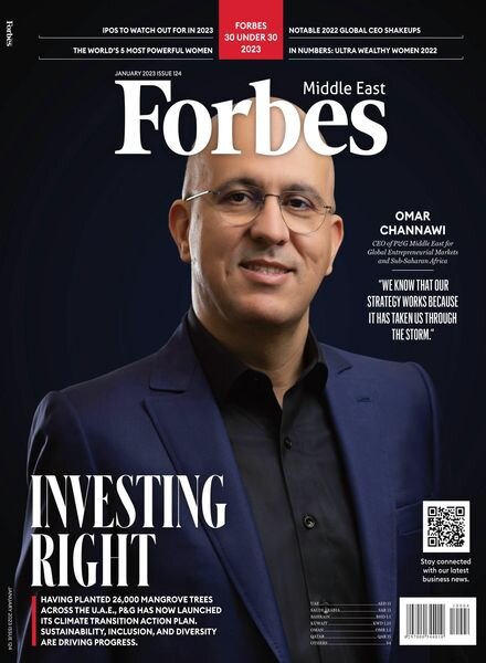 Forbes Middle East English – January 2023 Cover