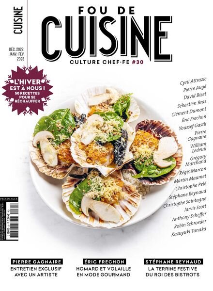 Fou de Cuisine – Decembre 2022 – Fevrier 2023 Cover