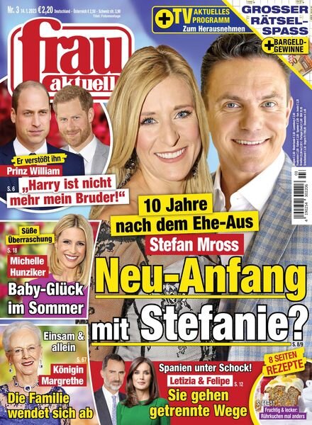 frau aktuell – 14 Januar 2023 Cover