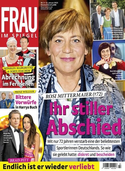 Frau im Spiegel – 11 Januar 2023 Cover