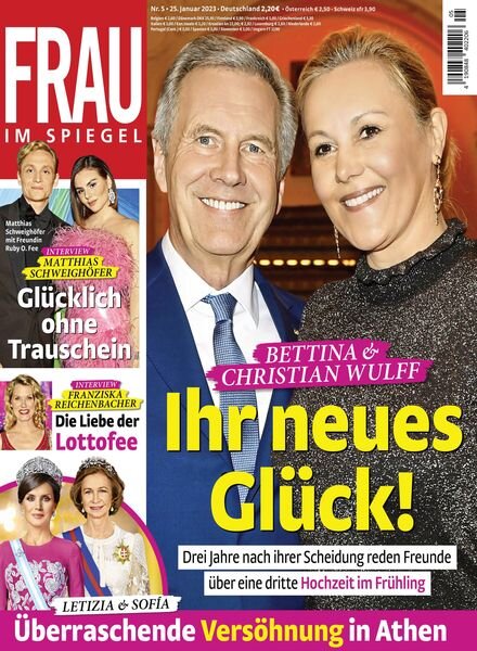 Frau im Spiegel – 25 Januar 2023 Cover