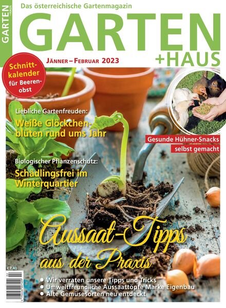 GARTEN+HAUS – Februar 2023 Cover