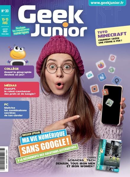 Geek Junior – Janvier 2023 Cover