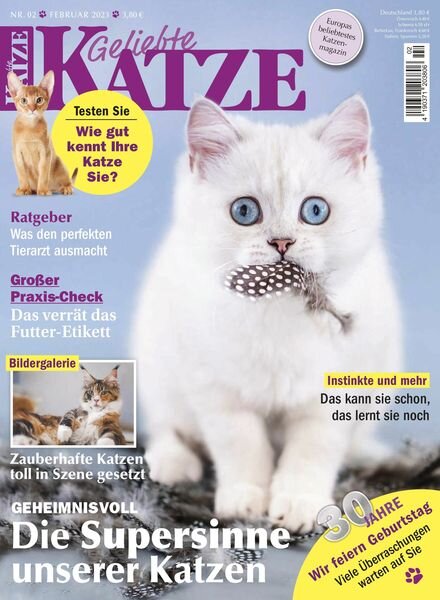 Geliebte Katze – Februar 2023 Cover