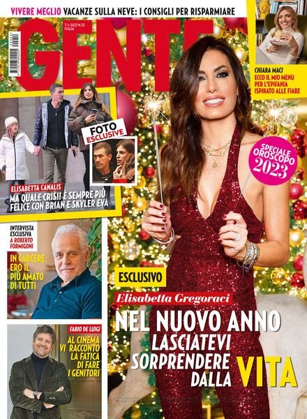 Gente Italia – 7 Gennaio 2022 Cover