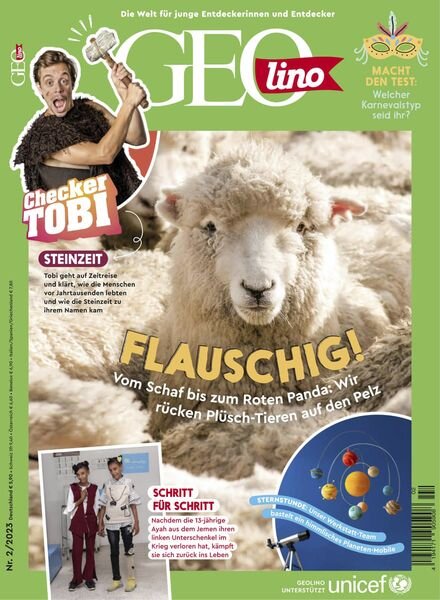 GEOlino – Februar 2023 Cover