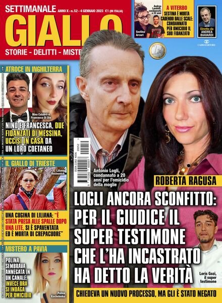 Giallo – 4 Gennaio 2023 Cover