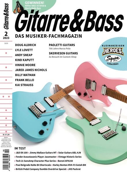 Gitarre & Bass – Februar 2023 Cover