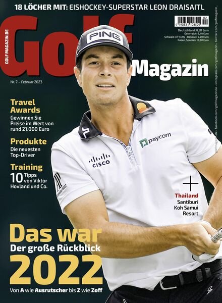 Golf Magazin – Februar 2023 Cover