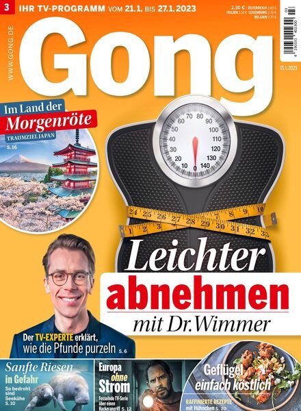 Gong – 13 Januar 2023 Cover