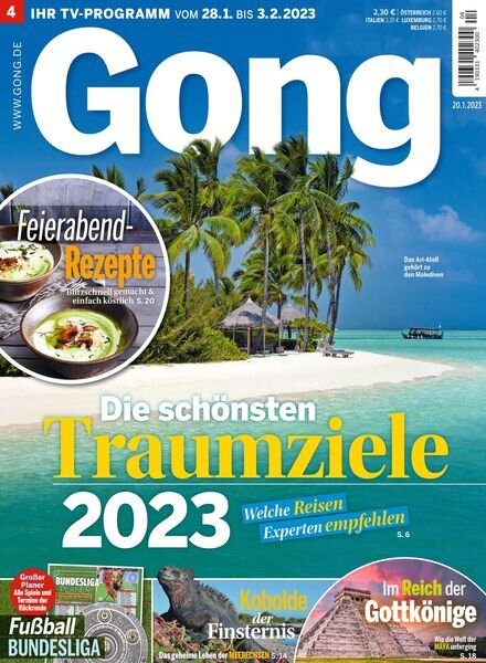 Gong – 20 Januar 2023 Cover