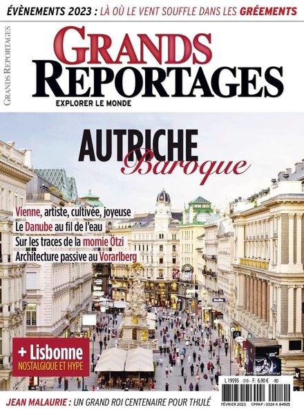 Grands Reportages – janvier 2023 Cover