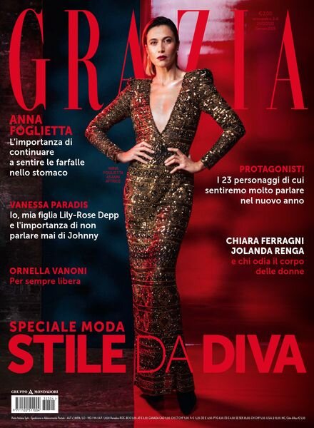 Grazia Italia – 29 Dicembre 2022 Cover