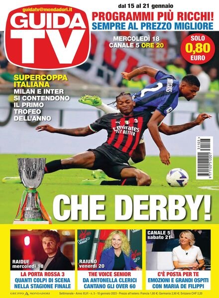 GuidaTV – 10 gennaio 2023 Cover