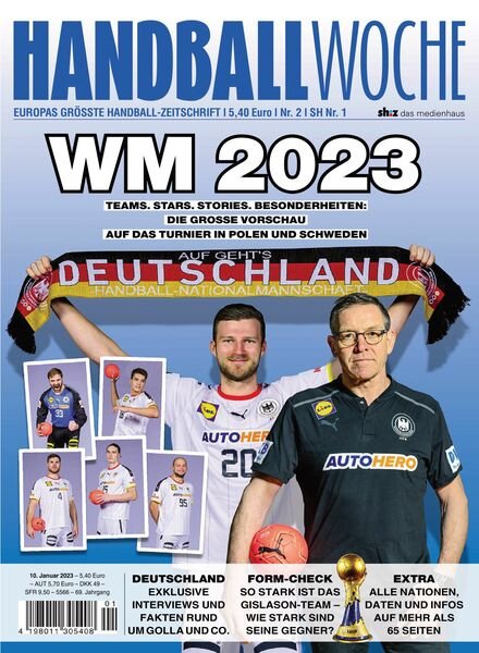 Handballwoche – 10 Januar 2023 Cover