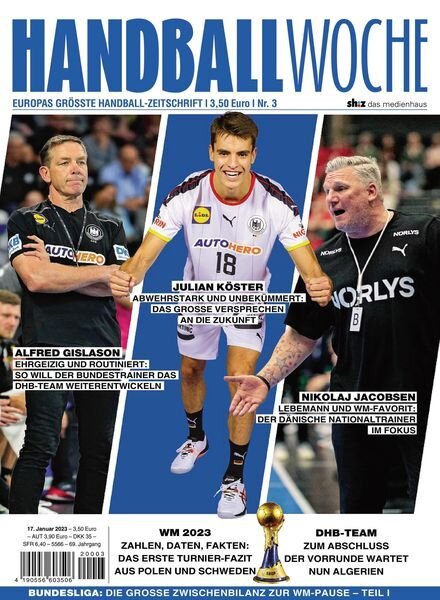 Handballwoche – 17 Januar 2023 Cover