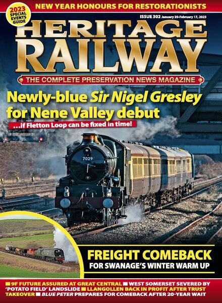 Heritage Railway – January 17 2023 Cover