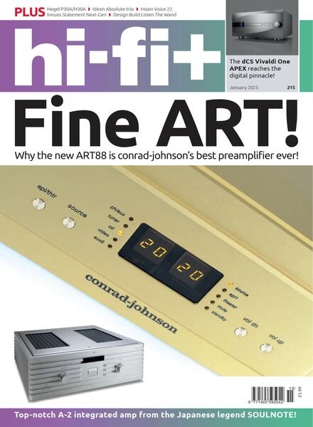 Hi-Fi+ – Issue 215 – January 2023 Cover