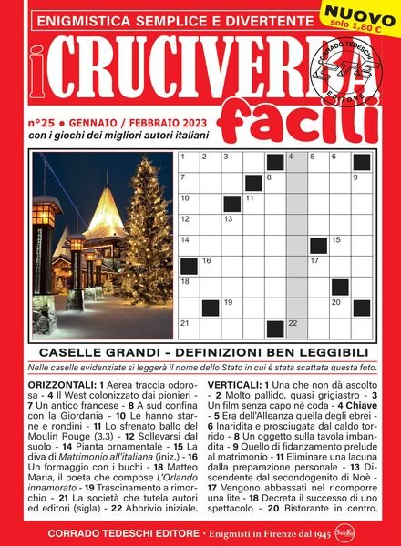 I Cruciverba Facili – gennaio 2023 Cover