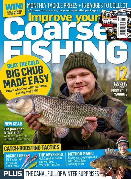 Improve Your Coarse Fishing – January 2023 Cover