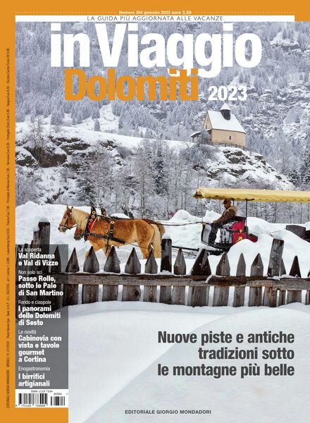 in Viaggio – Gennaio 2023 Cover