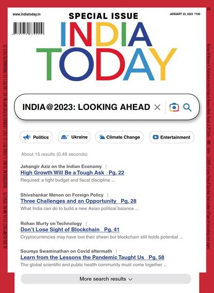 India Today – January 23 2023 Cover