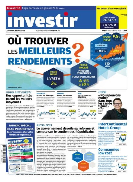 Investir – 14 Janvier 2023 Cover