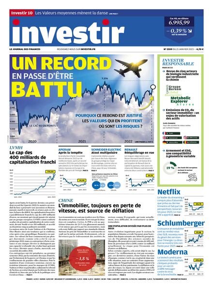 Investir – 21 Janvier 2023 Cover