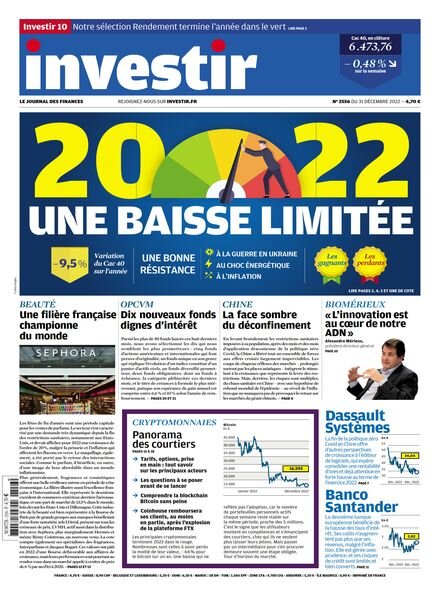 Investir – 31 Decembre 2022 Cover