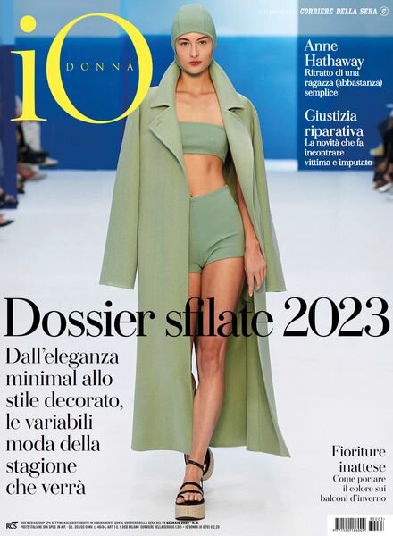 Io Donna del Corriere della Sera – 21 Gennaio 2023 Cover
