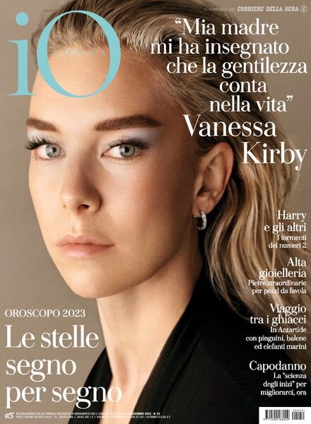 Io Donna del Corriere della Sera – 31 Dicembre 2022 Cover