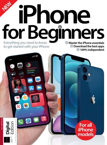 iPhone For Beginners – 26th Edition – December 2022 Cover