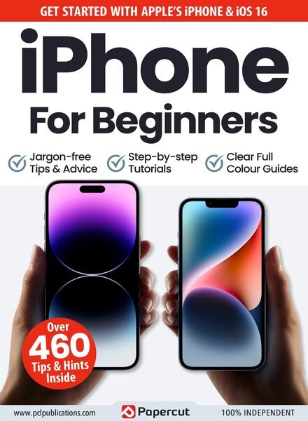 iPhone For Beginners – January 2023 Cover