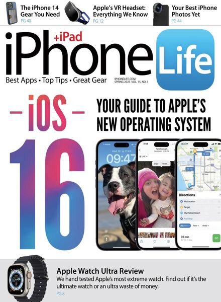 iPhone Life Magazine – January 2023 Cover